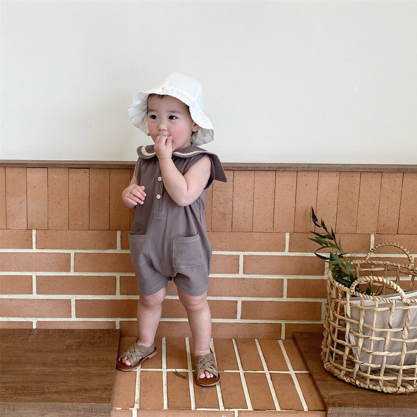 楽天市場】ノースリーブ ロンパース 男の子の通販