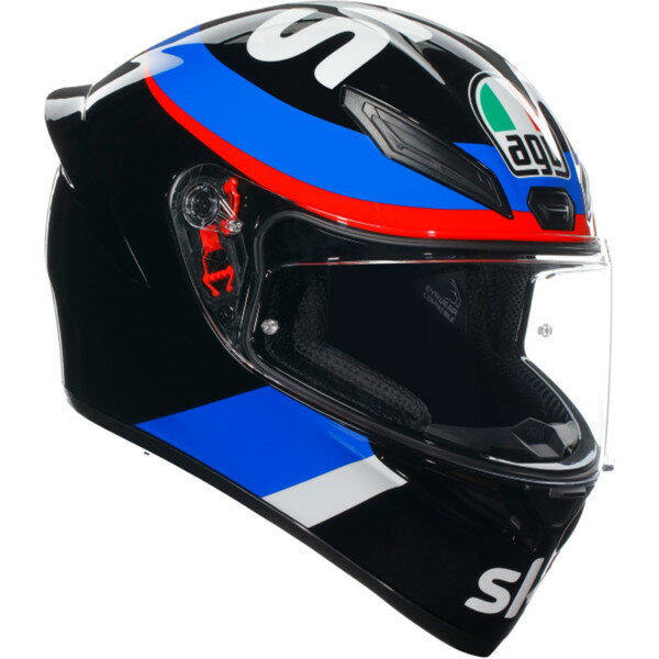 AGV(エージーブイ) バイクヘルメット フルフェイス K1 S VR46 SKY RACING TEAM (VR46 スカイレーシングチーム) Sサイズ (55-56cm) 18394007023-S