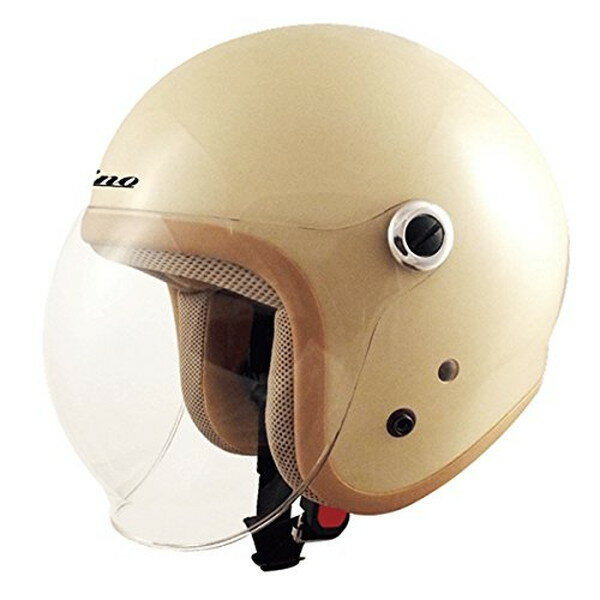 スピードピット GS-6 シールド付き ジェットヘルメット パールアイボリー レディースサイズ（57〜58cm）