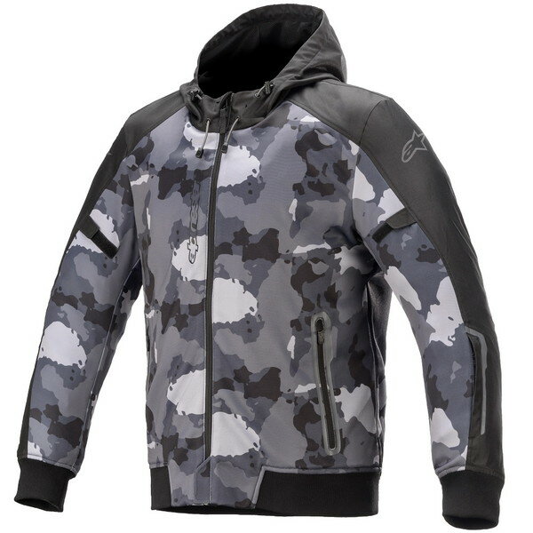 アルパインスターズ RACEDAY LIGHT PARKA（9001 BLACK GRAY CAMO） ライディングジャケット アジアフィット 3304820