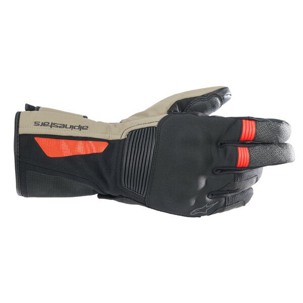 アルパインスターズ DENALI AEROGEL DRYSTAR GLOVE デナリ エアロジェル ドライスター グローブ (1853 BLACK DARK KHAKI RED FLUO) 3526922