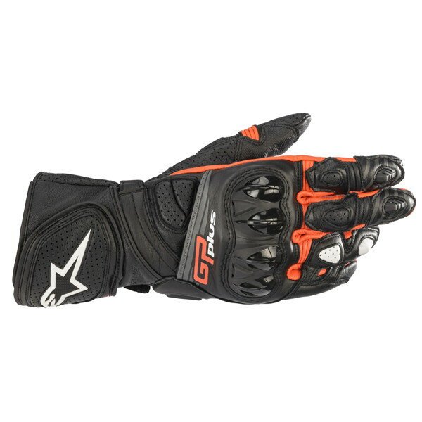 アルパインスターズ GP PLUS R V2 GLOVE レーシンググローブ (1030 BLACK RED FLUO) 3556520