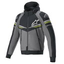 アルパインスターズ SEKTOR V2 TECH HOODIE セクター テックフーディー ソフトシェル ウインタージャケット (9151 TAR GRAY BLACK YELLOW FLUO) 4200520