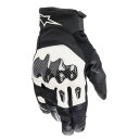 アルパインスターズ SMX-1 WATERPROOF GLOVE 防水 スポーツ ショートタイプ ウインター グローブ (12 BLACK WHITE) 3520723