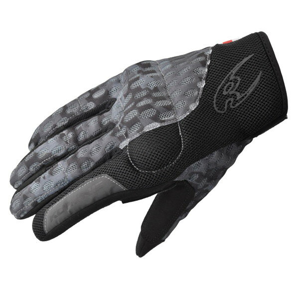 コミネ（KOMINE）GK-243 Protect_M-Gloves プロテクトクーリングメッシュグローブ Neo Black Camo(ネオブラックカモ）06-243