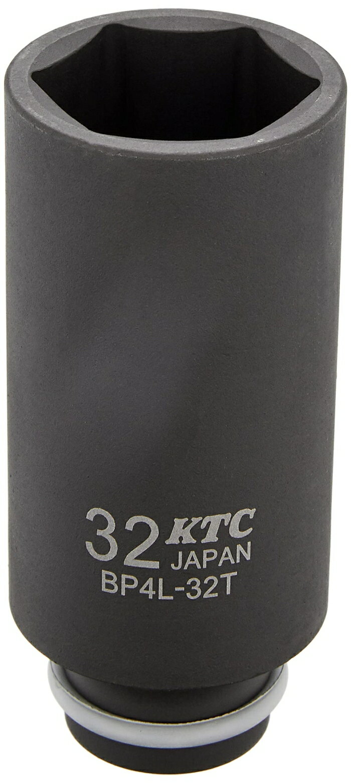 京都機械工具 BP4L-32TP (12.7SQ)インパクトソケット(ディープ) BP4L-32TP