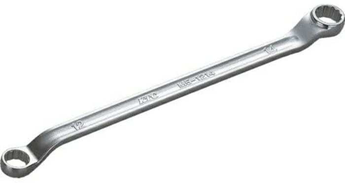 Wrenches - 京都機械工具 M5-3032 45?X6? ロングメガネレンチ M5-3032