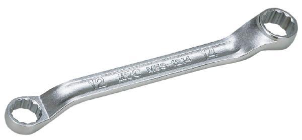 京都機械工具 M5S-0708 45?X6? ショートメガネレンチ M5S-0708