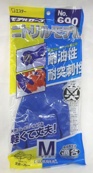 エステー モデルローブ ニトリルモデル No.600 M(75170)