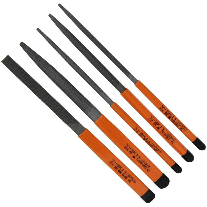 藤原産業 Y−SK11 細工用ヤスリセット　5本組 NO.2 188436