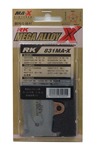 RKエキセル RK MAX 831　ブレーキパッド