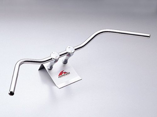 ハリケーン　HB0175C-01 ワイドローオールド1型 ハンドル クロームメッキ 外径φ25.4mm 内径φ21_全高80mm 全巾890mm