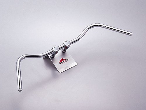 ハリケーン　HB0176C-01 ワイドローオールド2型 ハンドル クロームメッキ 外径φ25.4mm 内径φ21_全高70mm 全巾950mm