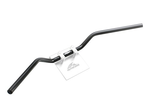 ハリケーン　HB0043B-01 トラッカーLOW ハンドル ブラック 外径φ22.2mm 内径φ18mm