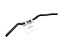 ハリケーン HB0062B-01 フラットコンチ2型 ハンドル ブラック 外径φ22.2mm 内径φ18mm
