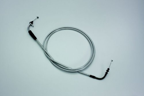 Rakuten - 大阪単車用品工業 ハリケーン　HB6450M ロング スロットルケーブル ステンレスメッシュ マジェスティ125 (5CA キャブレター車)