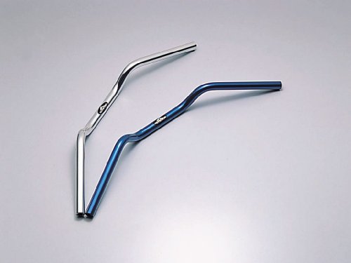 Up Bars - 大阪単車用品工業 ハリケーン　HB0205A コンチ2型 ハンドル シルバーアルマイト ジュラルミン引抜き材使用_外径φ22.2mm 内径φ14mm