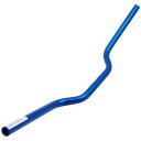 ハリケーン HB0205BU コンチ2型 ハンドル ブルーアルマイト ジュラルミン引抜き材使用_外径φ22.2mm 内径φ14mm
