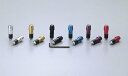 ハリケーン HB0302BU φ22砲弾型アルミサイドキャップ ブルーアルマイト 一般スチ-ル ステンレスハンドル_ホンダスク-タ-