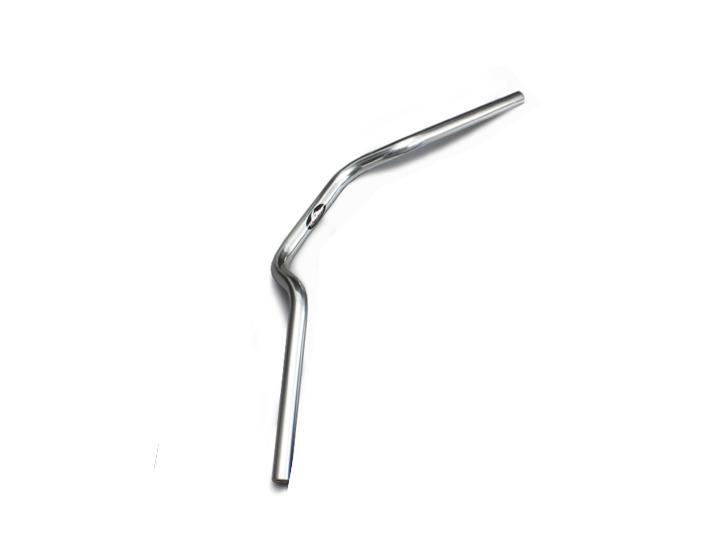 大阪単車用品工業 ヨーロピアン1型 ハンドル シルバーアルマイト ジュラルミン引抜き材使用_外径φ22.2mm 内径φ14mm HB0209A