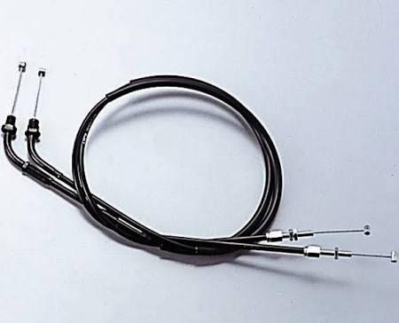 大阪単車用品工業 ハリケーン　HB6213 ロング スロットルケーブル W ブラック CB1000SF