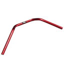 ハリケーン HB0218R ナロー2型 ハンドル レッドアルマイト ジュラルミン引抜き材使用_外径φ22.2mm 内径φ14mm