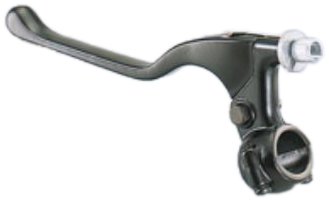 【在庫限即納】キタコ(KITACO) 左レバー＆ホルダーセット(ロング) モンキー(MONKEY)等 ミラーホルダー無し ブラック 525-0700200