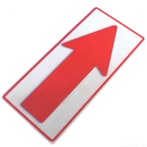 ALUMIS アルミス 反射ステッカー矢印・ブロックサイズ (766)