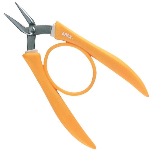 アネックスツール ANEX　ステンレス製精密ラバーグリップやっとこ　?253　両丸　135mm