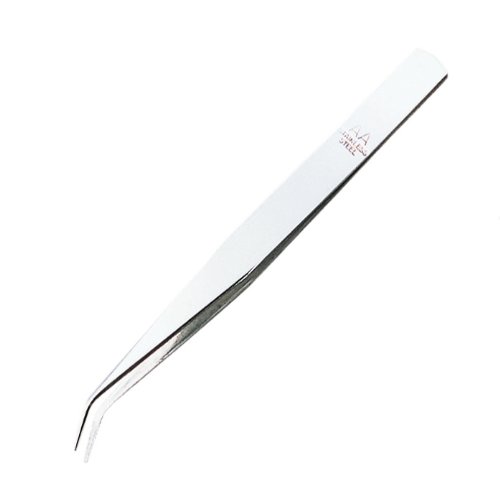 アネックスツール ステンレスピンセット AA125mm先曲