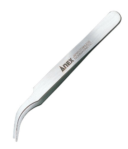 アネックスツール ANEX　高精度18-8ステンレスピンセット　?207　先丸鷲型　120mm