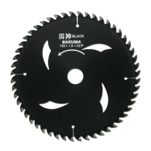 バクマ工業 バクマ　雷神　BLACK　チップソー　190×20mm　52P