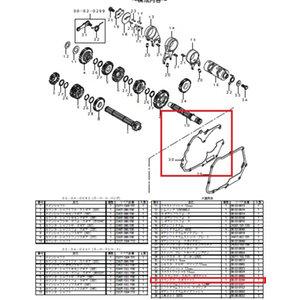 SP武川 クランクケースガスケット　補修部品　品番：00-01-0244