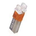 M&Hマツシマ L707FWH L707FWH 3LEDトライアングルマウント ホワイト 12vT5/T7