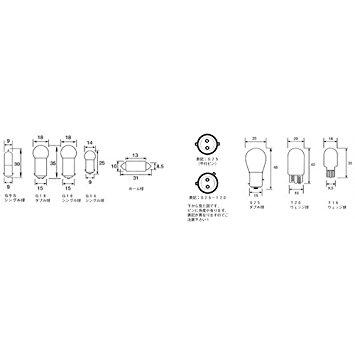 KIJIMA キジマ バルブ シングル クリア G18 12V/23W 2コSET　217-6003