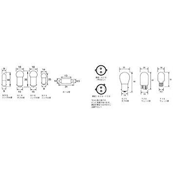 KIJIMA キジマ バルブ ダブル クリア G18 12V10/5W 1コSET　217-6044