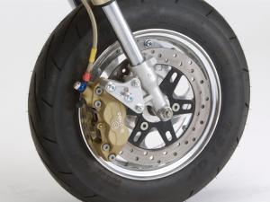 Gクラフト G31097 KSRI、IIフォーク用キャリパーサポートブレンボ4P