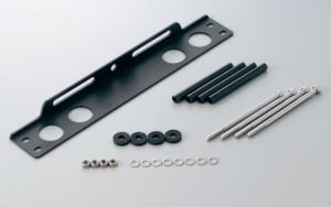 アクティブ(ACTIVE) ACTIVE/14050007B OILクーラー 汎用ステーSET ストレート 4.5-13R BLK仕様※ステーのみ