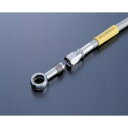 BUILD A LINE ユニバーサル ブレーキホース ロードモデル用 ステンレスフィッティング クリア ホース ホース全長135mm B30095
