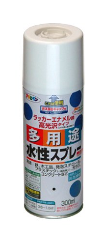 アサヒペン AP 水性多用途スプレー 300ml ツヤ消しクリヤ