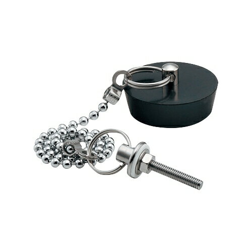 KAKUDAI カクダイ カクダイ 491-001 洗面器ゴム栓鎖付/40x34　#491-001