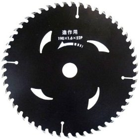 三共コーポレーション 建工快速 チップソー (ブラック) 190X52P