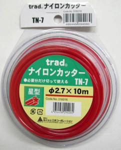 &nbsp;メーカー&nbsp;三共コーポレーション&nbsp;商品カテゴリ&nbsp;農業・園芸用機器＞草刈り機・刈払機パーツ・アクセサリ&nbsp;発送目安&nbsp;1〜2週間以内に発送予定&nbsp;お支払方法&nbsp;銀行振込・クレジットカード&nbsp;送料&nbsp;送料 小型(60)&nbsp;特記事項&nbsp;&nbsp;その他&nbsp;サイズ：2.7×10m　薄く細かい葉の草類に威力を発揮。　樹木のまわり、壁際、コンクリートまわりの草刈に。　鋭い切れ味で安全性、耐久性に優れ、作業能率UP！