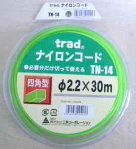 三共コーポレーション TN-14 ナイロンコード 四角 2.2X30M