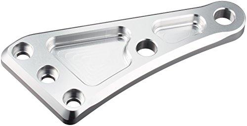 POSH マシンド ロングヘッドライトステ-プレートRIGHT SILVER　(990020-R3)