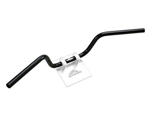ハリケーン　HB0072B ヨーロピアン3型 ハンドル ブラック 外径φ22.2mm 内径φ18mm