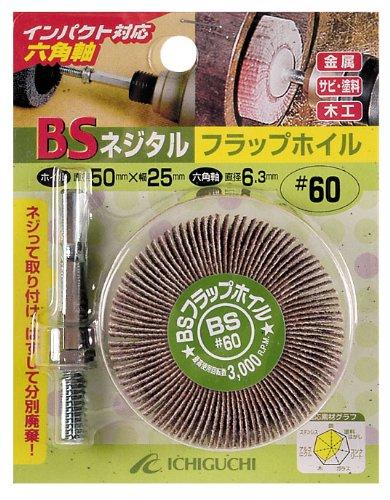 イチグチ 【品名】:BSBSネジタル-フラップホイル(六角軸)50X25/6.3#6050507【発注コード】:4103343