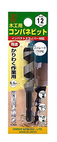 大西工業 【品名】:大西木工用コンパネビットストレート型12.0mmNO18E120【発注コード】:4080432