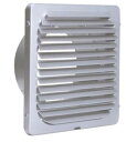 西邦工業 外壁用ステンレス製換気口〈フラットグリル〉 KX-300SN 【339-1482】