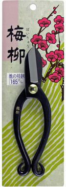鶴巻刃物 梅柳 池の坊鋏 165mm